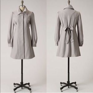 Anthropologie Elevenses masterful car coat, size 8